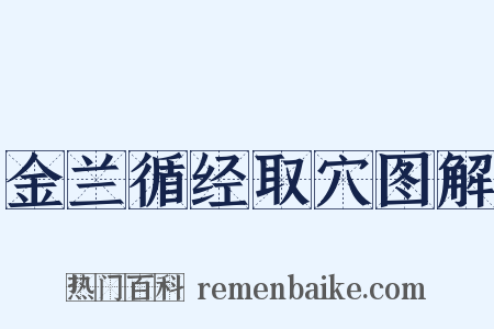 金兰循经取穴图解是什么意思的图片